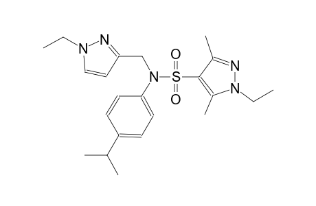 1H-pyrazole-4-sulfonamide, 1-ethyl-N-[(1-ethyl-1H-pyrazol-3-yl)methyl]-3,5-dimethyl-N-[4-(1-methylethyl)phenyl]-