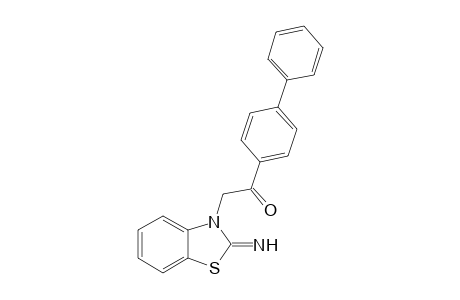 1-[1,1'-Biphenyl]-4-yl-2-(2-imino-1,3-benzothiazol-3(2H)-yl)ethanone