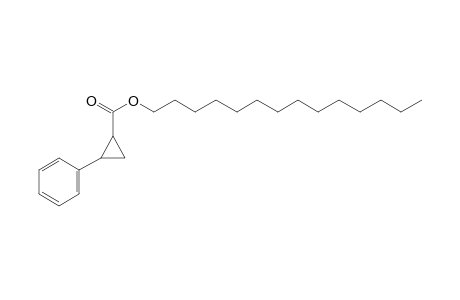 Cyclopropanecarboxylic acid, trans-2-phenyl-, tetradecyl ester