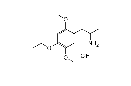 4,5-DIETHOXY-2-METHOXY-alpha-METHYLPHENETHYLAMINE, HYDROCHLORIDE