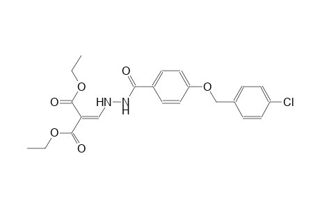 Diethyl 2-[(2-{4-[(4-chlorobenzyl)oxy]benzoyl}hydrazino)methylene]malonate