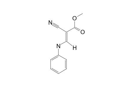 Z-METHYL-2-CYANO-3-(PHENYLAMINO)-PROPENOATE