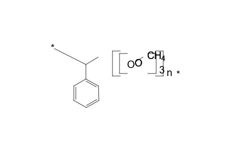 Poly(styrene-co-trioxane)