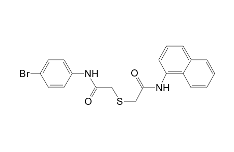N-(4-bromophenyl)-2-[2-(1-naphthylamino)-2-oxo-ethyl]sulfanyl-acetamide