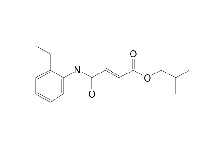 Fumaric acid, monoamide, N-(2-ethylphenyl)-, isobutyl ester