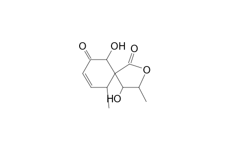 2-Oxa-spiro[4.5]dec-8-ene-1,7-dione, 4,6-dihydroxy-3,10-dimethyl-