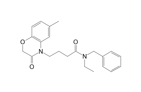 N-Benzyl-N-ethyl-4-(6-methyl-3-oxo-2,3-dihydro-4H-benzo[B][1,4]oxazin-4-yl)butanamide