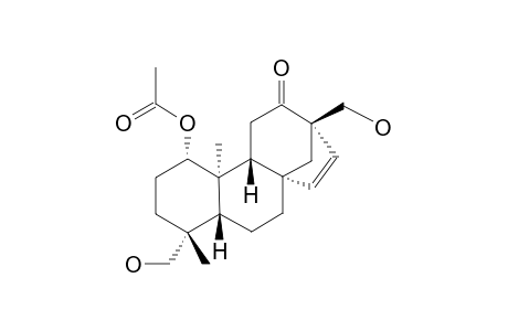 ENT-1-BETA-ACETOXY-17,19-DIHYDROXY-BEYER-15-EN-12-ONE