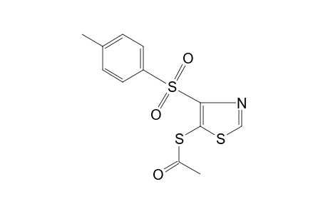 4-(p-tolylsulfonyl)-5-thiazolethiol, acetate(ester)