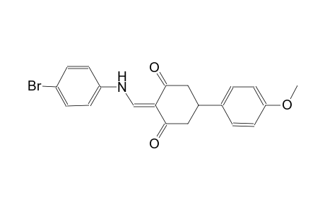 2-[(4-bromoanilino)methylene]-5-(4-methoxyphenyl)-1,3-cyclohexanedione