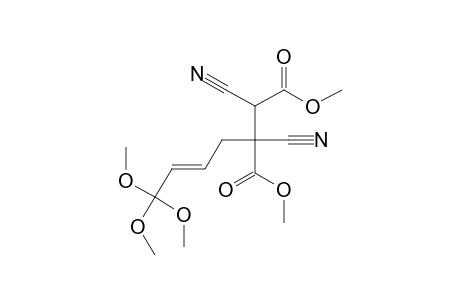 1,1,1-TRIMETHOXY-5,6-BIS-(METHOXYCARBONYL)-5,6-DICYANO-(E)-HEX-2-ENE