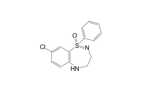 8-chloro-4,5-dihydro-1-phenyl-1H,3H-1,2,5-benzothiadiazepine, 1-oxide