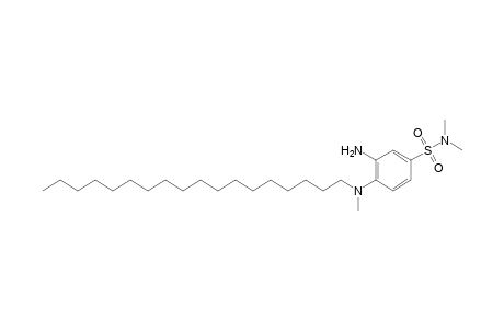 3-amino-N,N-dimethyl-4-(methyloctadecylamino)benzenesulfonamide