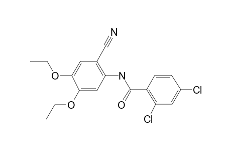 Benzamide, 2,4-dichloro-N-(2-cyano-4,5-diethoxyphenyl)-