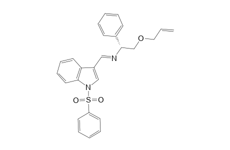 (R)-2-Allyloxy-1-phenyl-N-[1-(phenylsulfonyl)-3-indolylmethylene]ethylamine