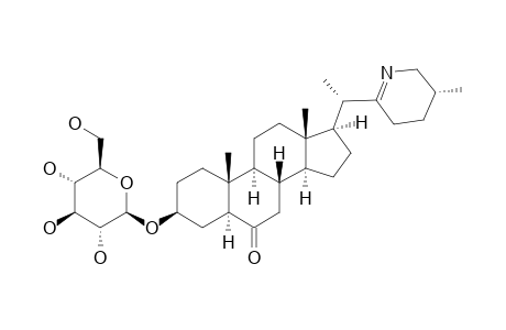 (25R)-22,26-EPIMINO-3-BETA-HYDROXY-5-ALPHA-CHOLEST-22-(N)-EN-6-ONE-3-O-BETA-D-GLUCOPYRANOSIDE