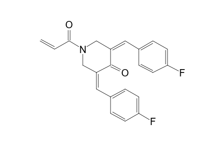 (3Z,5Z)-1-Acryloyl-3,5-bis(4-fluorobenzylidene)piperidin-4-one