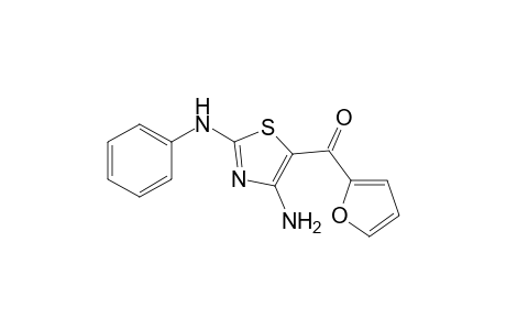 (4-amino-2-anilino-1,3-thiazol-5-yl)-(furan-2-yl)methanone