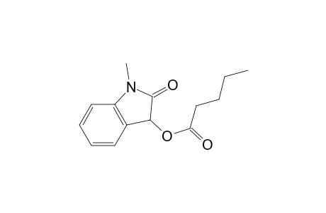 2,3-Dihydro-1-methyl-2-oxo-1H-indol-3-yl Pentanoate