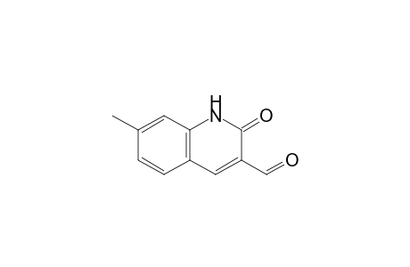 2-keto-7-methyl-1H-quinoline-3-carbaldehyde