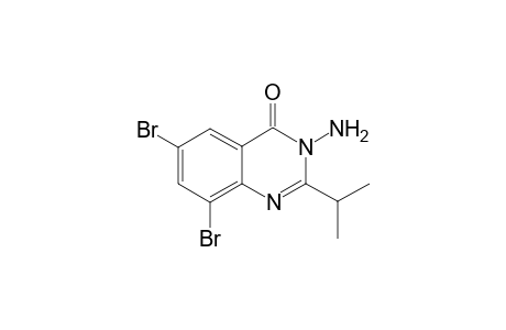 3-AMINO-6,8-DIBROMO-2-ISOPROPYLQUINAZOLIN-4-ONE