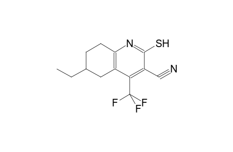 3-Quinolinecarbonitrile, 6-ethyl-1,2,5,6,7,8-hexahydro-2-thioxo-4-(trifluoromethyl)-