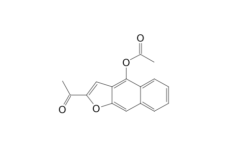 (2-acetylbenzo[f]benzofuran-4-yl) acetate