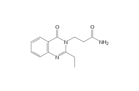 2-ethyl-4-oxo-3(4H)-quinazolinepropionamide