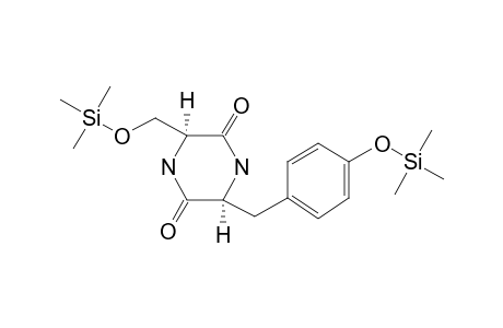 Cyclo(-L-ser-L-tyr), 2tms