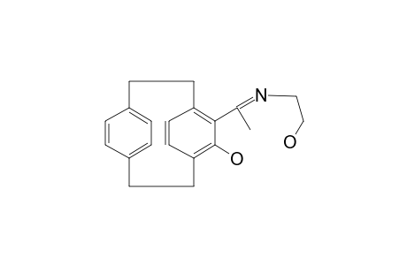 6-[1-(2-Hydroxyethylimino)ethyl]tricyclo[8.2.2.24,7] hexadeca-1(13),4,6,10(14),11,15-hexaen-5-ol