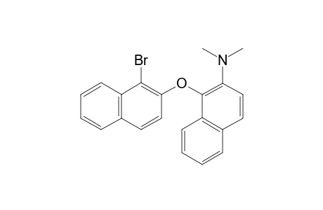 1-[(1-Bromonaphthalen-2-yl)oxy]-N,N-dimethylnaphthalen-2-amine