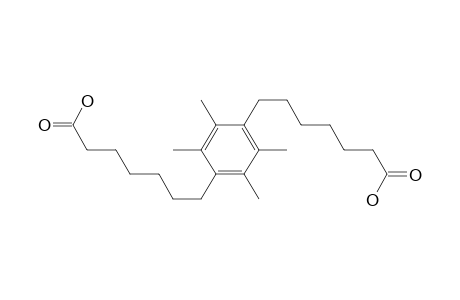 1,4-Benzenediheptanoic acid, 2,3,5,6-tetramethyl-