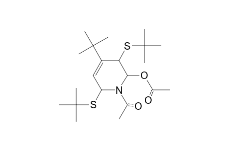 2-Pyridinol, 1-acetyl-4-tert-butyl-3,6-bis(tert-butylthio)-1,2,3,6-tetrahydro-, acetate (ester)