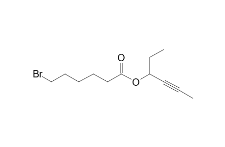 6-Bromohexanoic acid, hex-4-yn-3-yl ester