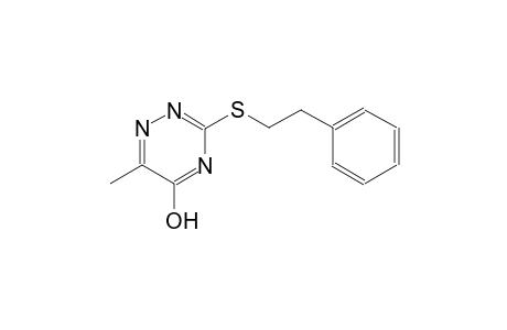 6-Methyl-3-phenethylsulfanyl-[1,2,4]triazin-5-ol