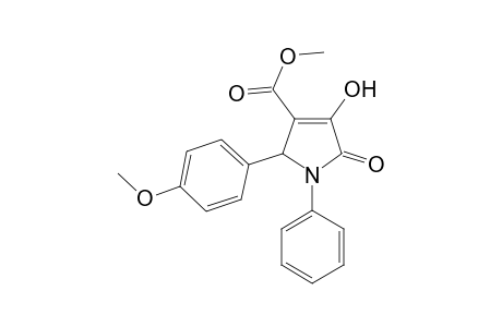 1H-Pyrrole-3-carboxylic acid, 2,5-dihydro-4-hydroxy-2-(4-methoxyphenyl)-5-oxo-1-phenyl-, methyl ester