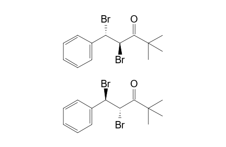 DL-erythro-1,2-dibromo-4,4-dimethyl-1-phenyl-3-pentanone