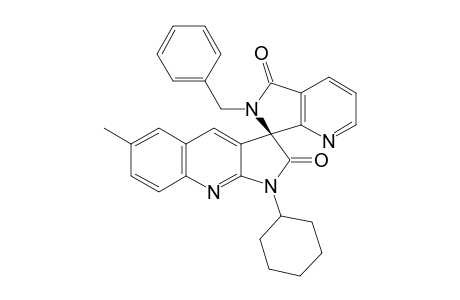 (S)-6'-Benzyl-1-cyclohexyl-6-methylspiro[pyrrolo[2,3-b]quinoline-3,7'-pyrrolo[3,4-b]pyridine]-2,5'(1H,6'H)-dione