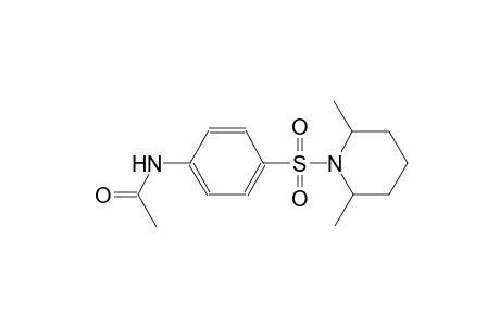 acetamide, N-[4-[(2,6-dimethyl-1-piperidinyl)sulfonyl]phenyl]-