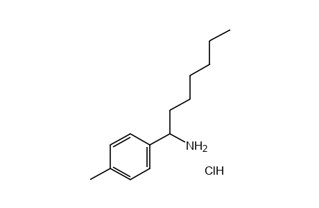 1-p-tolylheptylamine, hydrochloride