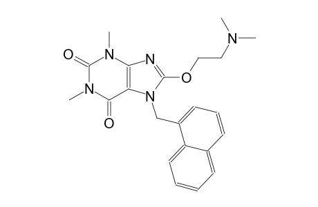 8-[2-(dimethylamino)ethoxy]-1,3-dimethyl-7-(1-naphthylmethyl)-3,7-dihydro-1H-purine-2,6-dione