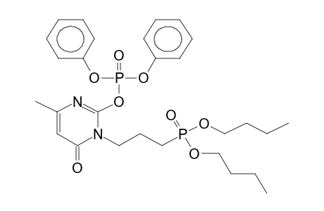 Diphenyl-3-[gamma-(dibutylphosphonopropyl)]-6-methyluracil-2-phosphate