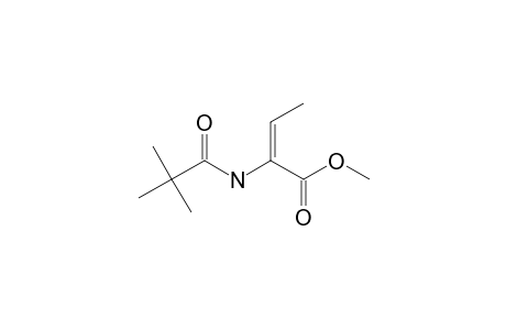 METHYL-(E)-2-(N-PIVALOYLAMINO)-2-BUTENOATE;MINOR_ISOMER