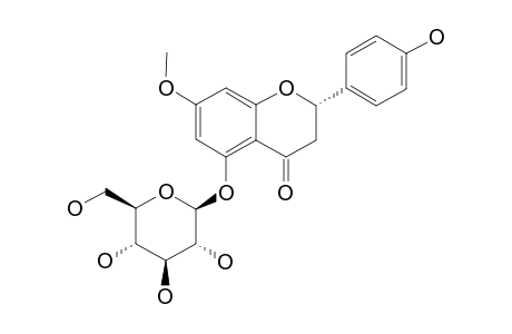 SAKURANIN;2-(4-HYDROXYPHENYL)-7-METHOXY-5-[3,4,5-TRIHYDROXY-6-(HYDROXYMETHYL)-OXAN-2-YL]-OXYCHROMAN-4-ONE