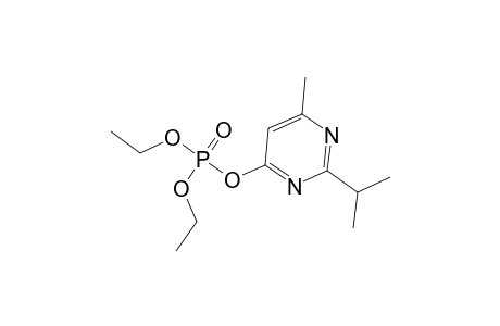 Phosphoric acid, diethyl 6-methyl-2-(1-methylethyl)-4-pyrimidinyl ester