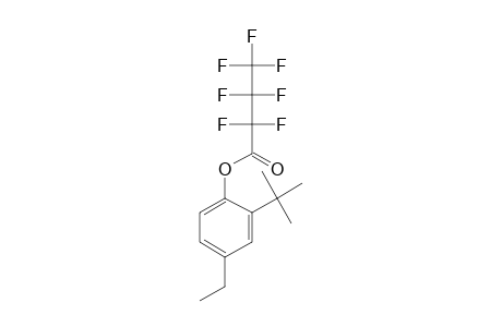 2-Tert-butyl-4-ethylphenol, o-heptafluorobutyryl-