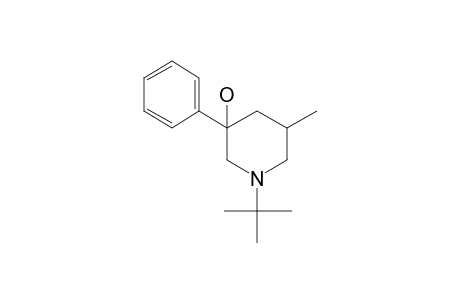 1-Tert-butyl-5-methyl-3-phenyl-piperidin-3-ol