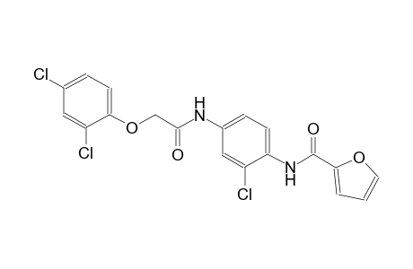 N-(2-chloro-4-{[(2,4-dichlorophenoxy)acetyl]amino}phenyl)-2-furamide