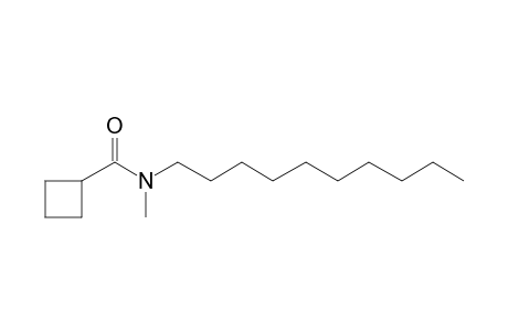 Cyclobutanecarboxamide, N-decyl-N-methyl-