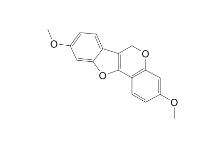 6H-Benzofuro[3,2-c][1]benzopyran, 3,9-dimethoxy-